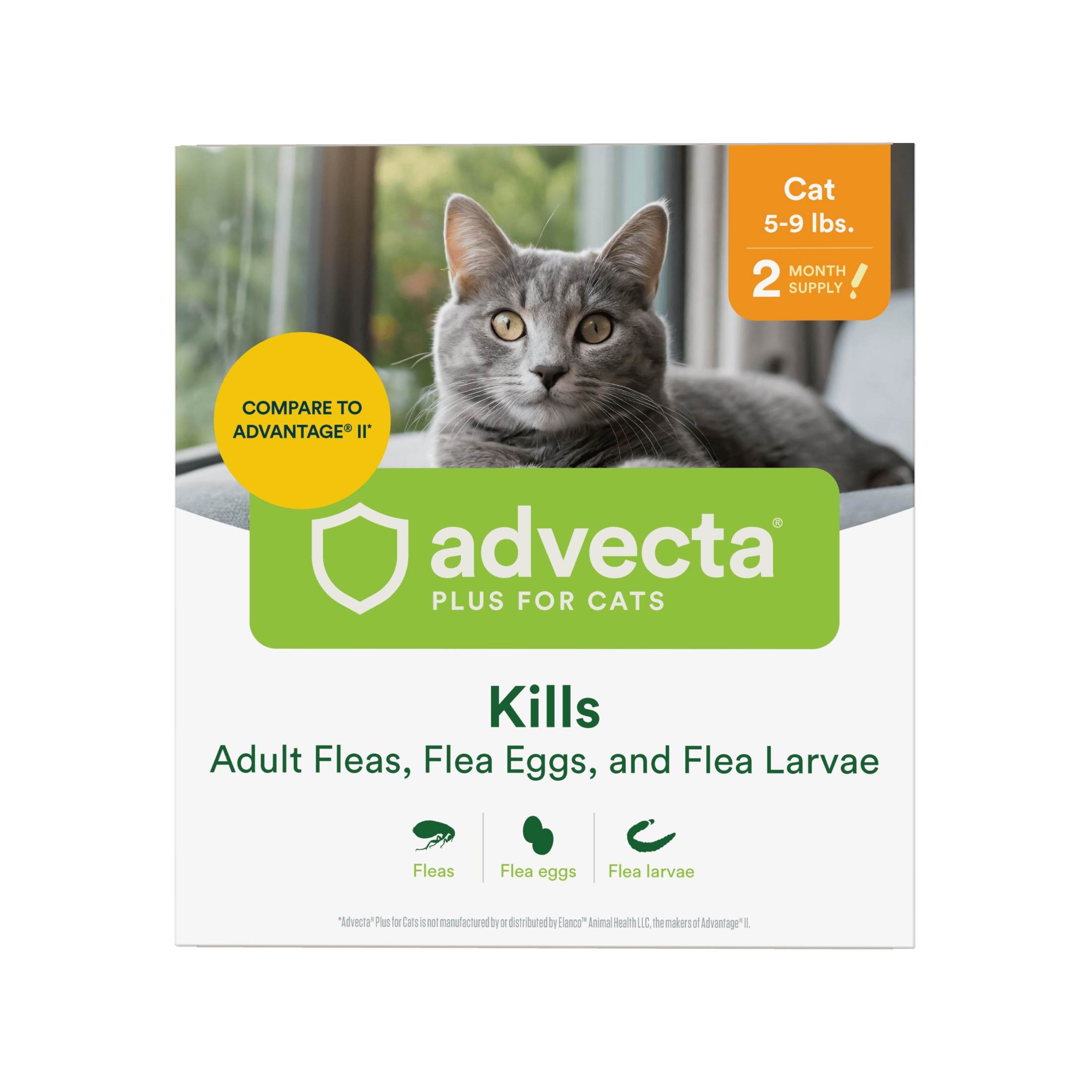 Cat flea treatment advantage 2 best sale