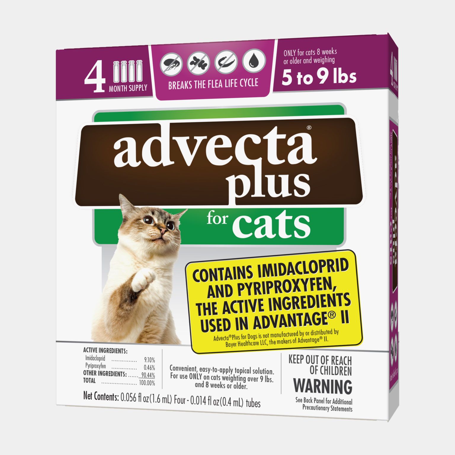 Advecta Plus Flea Protection for Cats Advecta